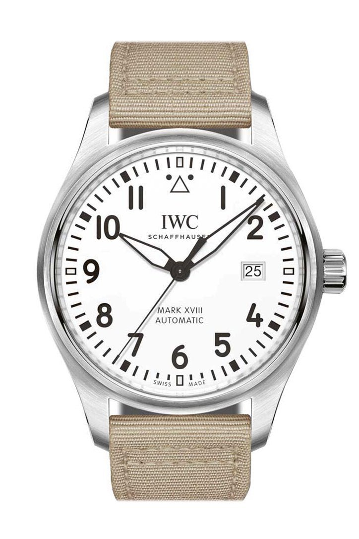 3644409E-384B-BC6E-8570-46A269203880.jpg IWC Pilot’s Watch Mark XVIII Antoine de Saint Exupery White Dial IW327017(1:1 replica) - Image 1