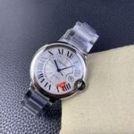 Cartier Ballon Bleu de Fake Cartier Watch 42mm Silver Dial Stainless Steel WSBB0049(1:1 replica) - Image 6