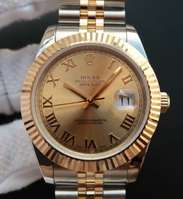367780EB-587F-B0E6-057A-B4743F2CC6CD.jpg Replica Rolex DateJust II 126333 YG Dial SS/YG Bracelet A2824 - Image 1