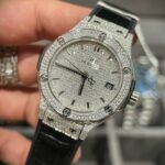 Hublot Classic Fusion Titanium Diamonds Pav?? Full Moissanite Hong Kong Imitation Watches 38mm - Image 2