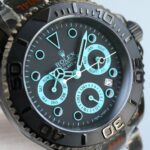 Rolex All Black Yacht Series – Versatile Limited Edition – Maximum Configuration – 40MM – Cyan(1:1 replica) - Image 6