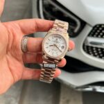 Rolex Day-Date Dial MOP Replica Watch Weight 158 ??Grams Bezel Moissanite Diamonds QF Factory 36mm - Image 3