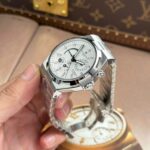 Vacheron Constantin Luxury Imitation Watches Overseas Dual Time 47450 White Dial Metal Wire 9F Factory 42mm - Image 7