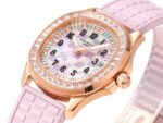Fake Patek Philippe Replica Watch Aquanaut Luce Haute Joaillerie Rose Gold Diamonds Mother of Pearl Beige Diamond Dial 5072R-001 TC(1:1 replica) - Image 3