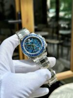 Rolex Luxury Replica Watches Daytona Arolla Challenge Blue Stone Automatic Swis Movmenet 40mm - Image 3