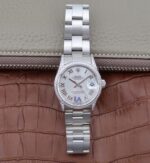 Replica Rolex DateJust 31mm 178383 Diamonds Bezel Roman Markers White Dial A2235 - Image 8