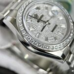 Rolex Day-Date Best Replica Watch Full Swarovski Crystal 40mm - Image 4