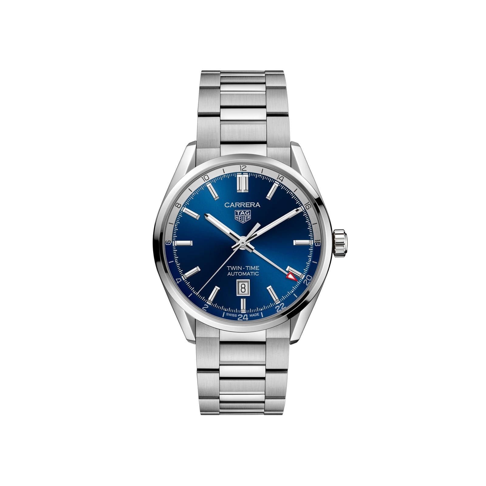 37D8A434-B312-3E5A-F108-DFA9677BC421.jpg TAG Heuer Replica Watch Carrera Twin-Time Automatic 41 mm Steel(1:1 replica) - Image 1