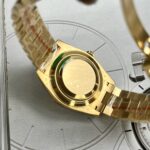 Rolex Replica 1:1 Watch Day-Date Gold Plated Fluted Bezel EW Factory 40mm - Image 5