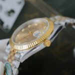 Rolex DateJust Copies Watches Yellow Champagne Dial Moissanite Diamonds Clean Factory 41mm - Image 8