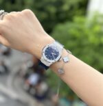 Hublot Replica 1:1 Watch Classic Fusion Blue Dial With Full Diamond HB Factory 38mm - Image 5