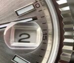 Replica Rolex DateJust 41mm 126334 Noob Fluted Bezel Silver Dial Stick Markers Bracelet A3235 - Image 6