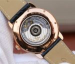 Replica Cartier Ronde De Cartier RG White Dial Diamonds Bezel Croco Strap A2892 - Image 8