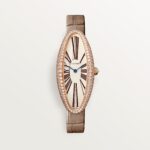 fake cartier watch Baignoire Allongee medium model Manufacture mechanical movement with manual winding(1:1 replica)