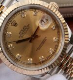 Replica Rolex DateJust 41mm 126331 Noob RG Wrapped RG Dial Diamonds Markers SS/RG Bracelet A2836 - Image 3