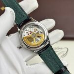 Rolex Perpetual 1908 Clone Watches Black Dial Leather Strap 39mm - Image 5