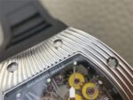 Replica Richard Mille RM018 Hommage a Boucheron SS Yellow Skeleton Dial Black Rubber Strap 6T51 - Image 6