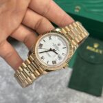 Rolex Replica Watch Day-Date 228235 Rose Gold White Dial V2 GM Factory 40mm - Image 2
