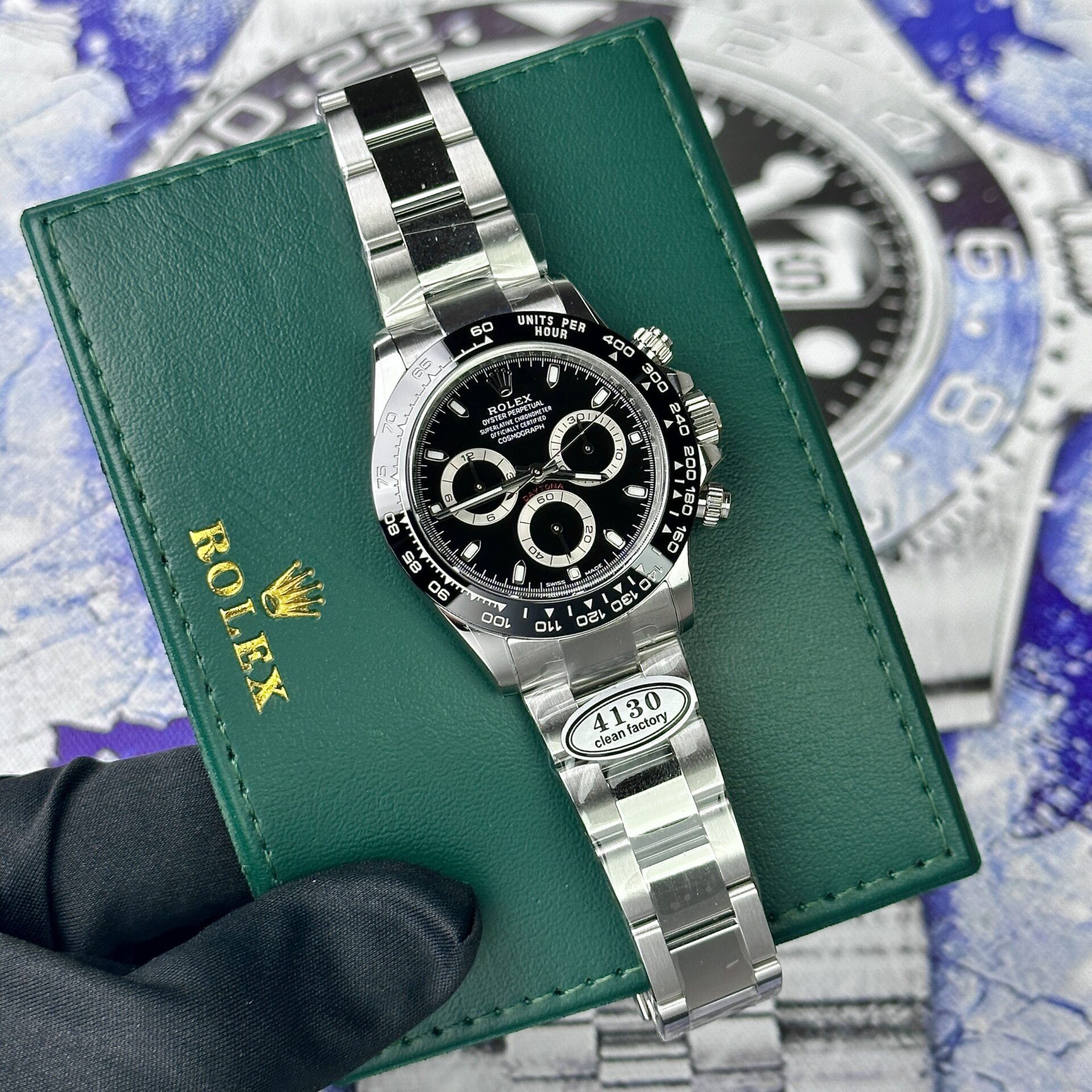 3B4DEC9F-3269-461C-0EB0-0A0C5AD5B33A.jpg Rolex Replica 1:1 Watch Daytona 116500LN Godzilla Black Dial Clean Factory 40mm - Image 1