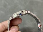 Fake cartier watch Santos large model mechanical movement Silver Dial Stainless Steel WSSA0018 BVF(1:1 replica) - Image 4