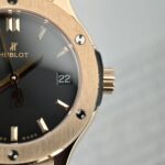 Hublot Replica Watch Classic Fusion King Gold Women s Black Swiss Movement 33mm - Image 3