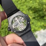 Hublot Replica 11 Watch Big Bang Tourbillon Black Ceramic Case JB Factory 45mm - Image 5