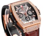 Hublot SPIRIT OF BIG BANG Chronograph, 45 mm Textured rubber strap(1:1 replica) - Image 4
