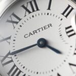 Cartier Ballon Bleu Women s Replica 11 Watch White Dial Black Leather Strap 28mm - Image 6