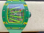 Richard Mille Replica Watch RM59-01 Yohan Blake Tourbillon Carbon Green 43x50mm - Image 4