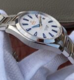 Replica Omega Seamaster 150M Ryder Cup White Textured Dial SS Bracelet A8500 - Image 5