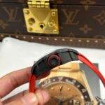 Richard Mille RM35-01 Rafael Nadal Carbon NTPT Copies Watches Red Rubber Strap ZF Factory 49,9x43mm - Image 11