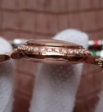 Replica Cartier Ballon Bleu 28mm RG Diamonds Bezel White Dial Bracelet Ronda Quartz - Image 5
