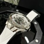 Hublot Replica 1:1 Watches Big Bang Sang Bleu ll Titanium Men s Rubber Strap Factory BBF 45mm - Image 3