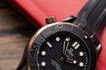 Omega Replica Watch Seamaster Black Dial Rubber Strap VS Factory 42mm - Image 4