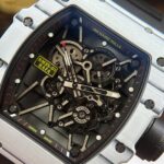 Richard Mille RM35-01 Rafael Nadal Replica Watches White Carbon NTPT ZF Factory 49,9x43mm - Image 5
