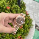 Rolex Day-Date Replica 1:1 Watch Chocolate Dial EW Factory 40mm - Image 3
