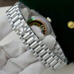 Rolex Day-Date 128236 MOP Dial Copies Watches Weight 158gram QF Factory 36mm - Image 9