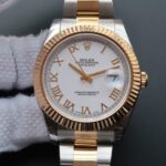 Replica Rolex DateJust II 126333 SS/YG White Dial Roman Marker SS/YG Bracelet A3136