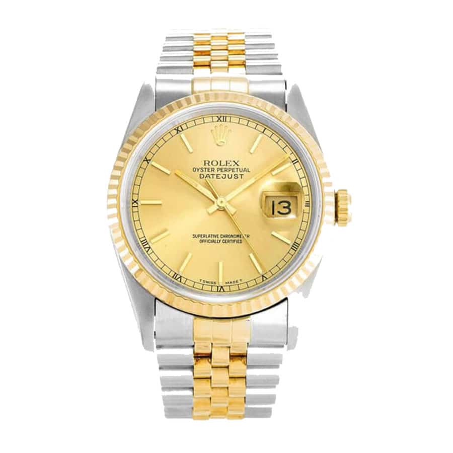 40055D73-78D2-6C84-8BB8-05B046629F69.jpg Rolex Datejust 116233 Champagne Dial Replica - Image 1