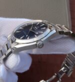 Replica Omega XF Seamaster Aqua Terra Master Blue Textured Dial SS Bracelet A8900 - Image 4