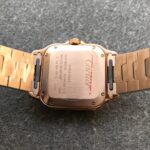 Fake cartier watch Santos large model mechanical movement Silver Dial Rose Gold WGSA0018(1:1 replica) - Image 4