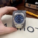 Rolex Replica 11 Watch Sky-Dweller 326934 Noob Factory Blue Dial Metal Strap 42mm