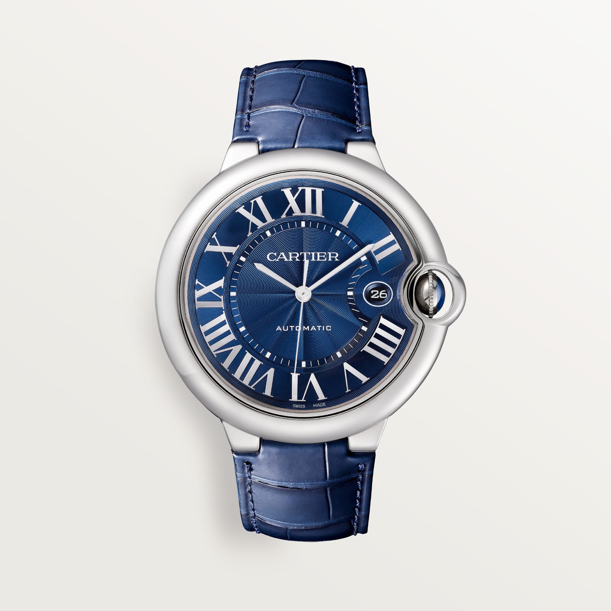4143C261-EA79-9EBE-A484-232EC7560F83.jpg Cartier Ballon Bleu de Fake Cartier Watch Stainless Steel 42mm Blue Dial WSBB0027(1:1 replica) - Image 1