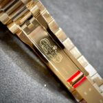 Rolex Day-Date Clone Watch Black Dial Moissanite Diamonds Custom 40mm - Image 8