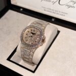 Patek Philippe Best Replica Watch Nautilus 5719 Gold Wrapped   Moissanite Diamonds Custom 40mm - Image 5