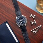 Speedmaster Moonwatch Co-Axial Master Chronometer Moonphase Chronograph 44.25mm Blue Dial(1:1 replica) - Image 3