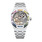 Audemars Piguet Replica Watch Royal Oak Frosted Gold Double Balance Wheel Openworked(1:1 replica) - Image 5