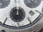 Replica Audemars Piguet Royal Oak Chronograph SS JHF White/Black Dial SS Bracelet A7750 - Image 5