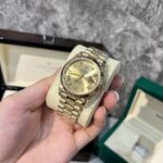 Rolex Day-Date 228238 Replica Watch Yellow Champagne Dial Refined 166 gr GM V2 40mm - Image 3