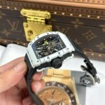 Richard Mille RM35-01 Rafael Nadal Replica Watches White Carbon NTPT ZF Factory 49,9x43mm - Image 4